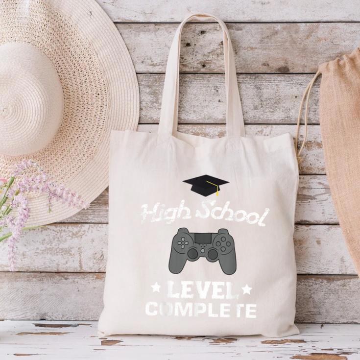 High School Graduation Shirt Video Gamer Nerd Geek Game Canvas Tote Bag