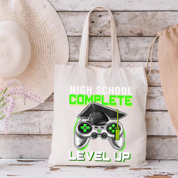 High School Level Complete Class Of 2024 Graduation Canvas Tote Bag