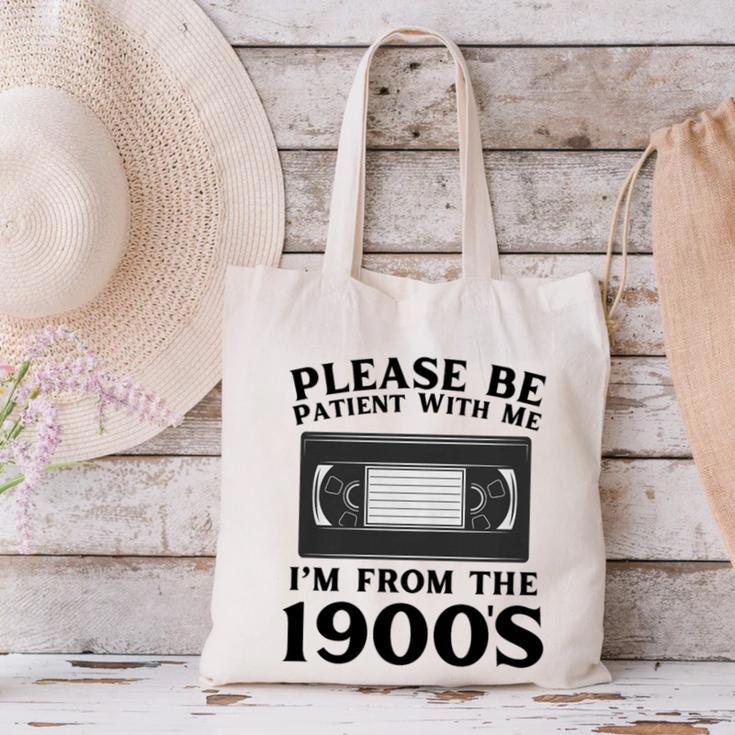 Over The Hill Please Be Patient I'm From The 1900s VHS Premium Tri-Blend Canvas Tote Bag Over The Hill Please Be Patient I'm From The 1900s VHS Premium Tri-Blend Canvas Tote Bag
