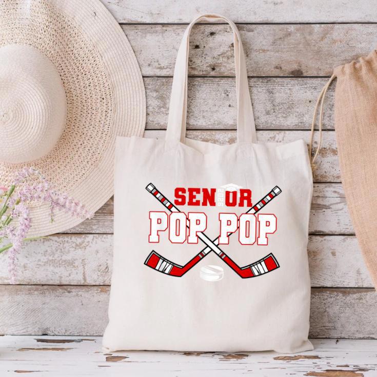 Hockey Senior Pop Pop Graduation Class Of 2026 Kids Canvas Tote Bag