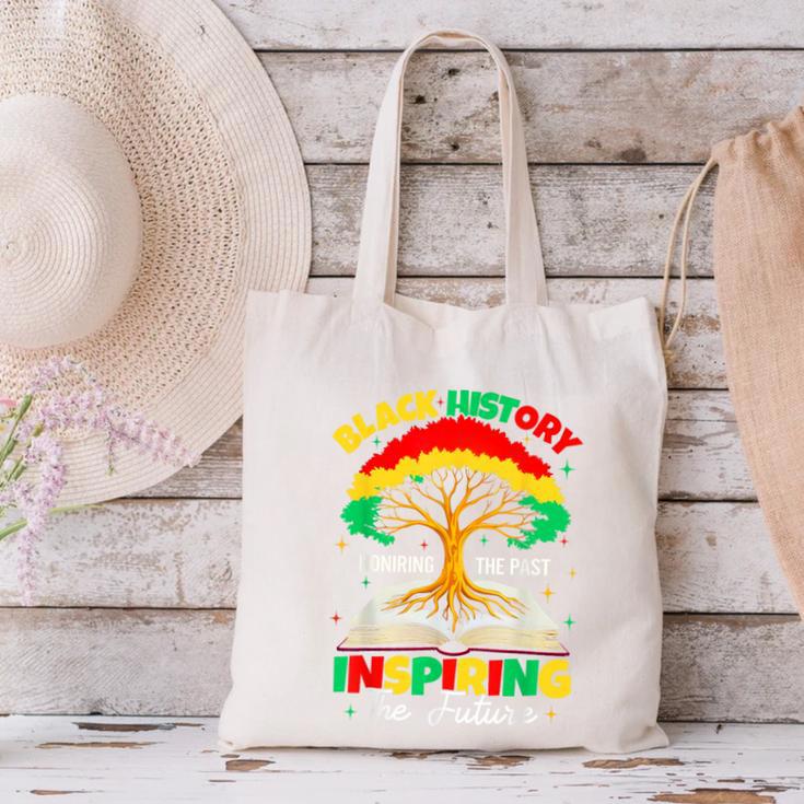 Honoring Past Inspiring Future History Month Book Tree Canvas Tote Bag