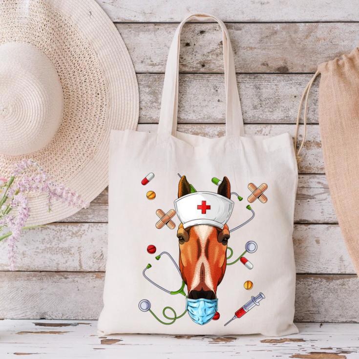 Horse Nurse RN ER Nursing School Graduation Canvas Tote Bag