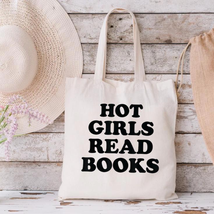 Hot Girls Read Books Lover Bookworm Librarian Book Reading Canvas Tote Bag Hot Girls Read Books Lover Bookworm Librarian Book Reading Canvas Tote Bag