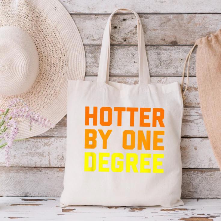 Hotter By One Degree Graduation Shirt College Major Graduate Canvas Tote Bag