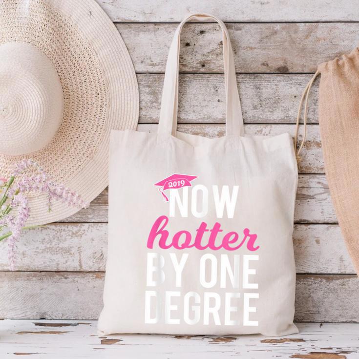 Now Hotter By One Degree Graduation T-Shirt Canvas Tote Bag