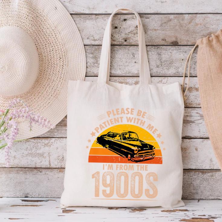 Humorous Saying Please Be Patient With Me I'm From The 1900s Premium Canvas Tote Bag Humorous Saying Please Be Patient With Me I'm From The 1900s Premium Canvas Tote Bag