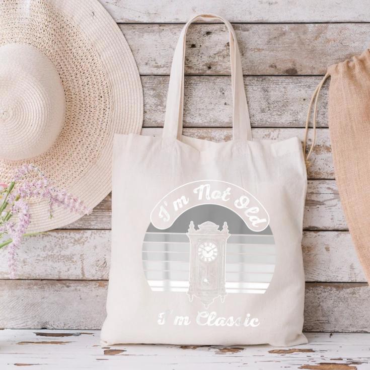 I'm Not Old I'm Classic Nostalgia Canvas Tote Bag