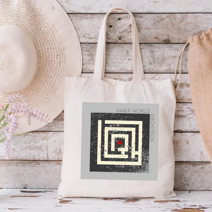 Inner World Architect Premium INTJ Tshirt Introvert Canvas Tote Bag Inner World Architect Premium INTJ Tshirt Introvert Canvas Tote Bag