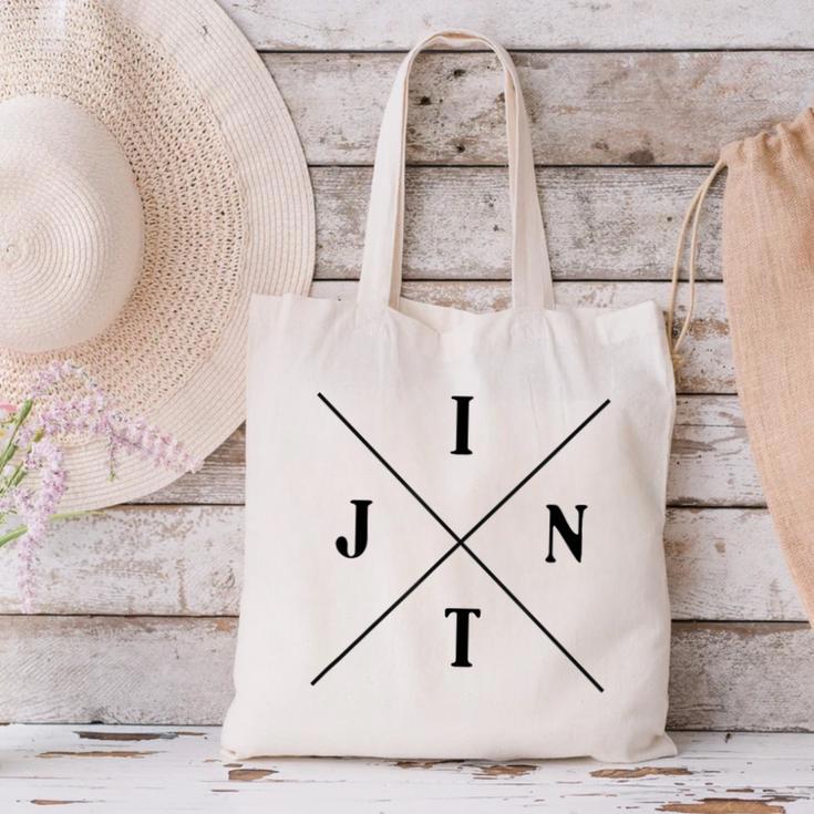 INTJ Architect Personality Type Introvert Psychology Canvas Tote Bag