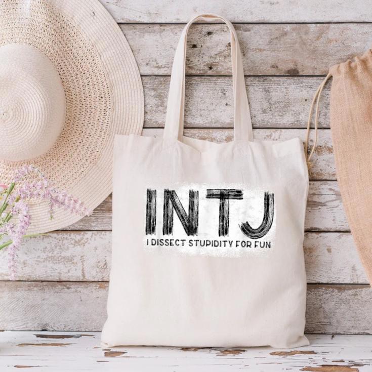 INTJ Personality Type Introvert INTJ Canvas Tote Bag