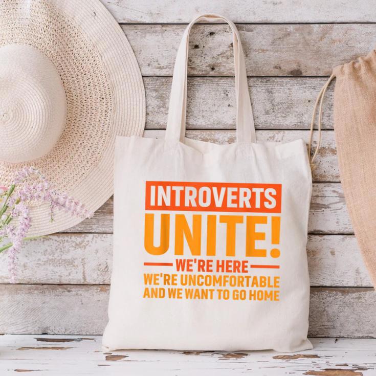 Introvert Antisocial Sarcasm Introverts Unite Anti Social Canvas Tote Bag Introvert Antisocial Sarcasm Introverts Unite Anti Social Canvas Tote Bag