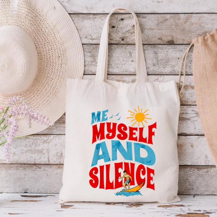 Introvert Relaxation Me Myself And Silence Summer Vacation For Men Women Canvas Tote Bag Introvert Relaxation Me Myself And Silence Summer Vacation For Men Women Canvas Tote Bag