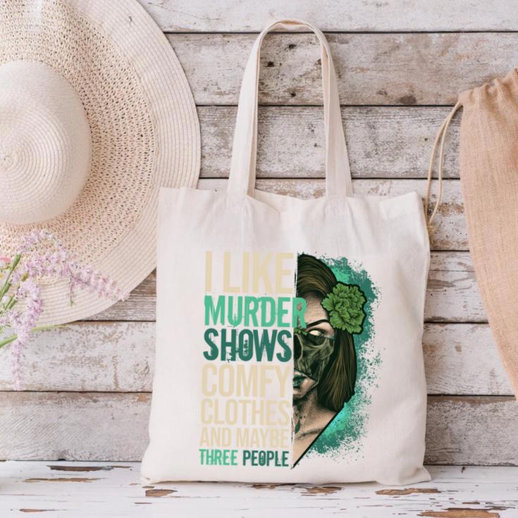 Introverted Murder Shows True Crime Lovers Introvert Canvas Tote Bag Introverted Murder Shows True Crime Lovers Introvert Canvas Tote Bag