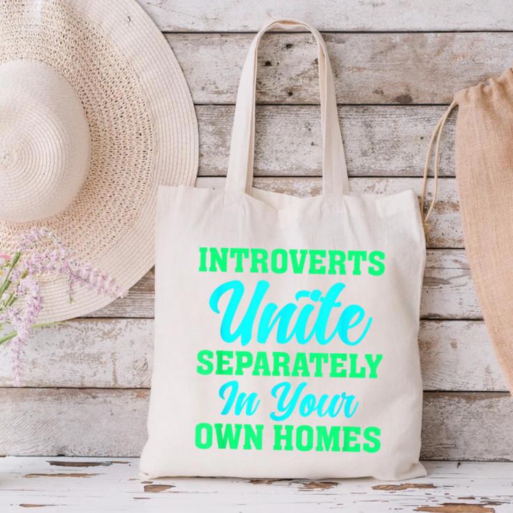 Introverts Unite Introvert Antisocial Sarcasm Anti Social Canvas Tote Bag Introverts Unite Introvert Antisocial Sarcasm Anti Social Canvas Tote Bag