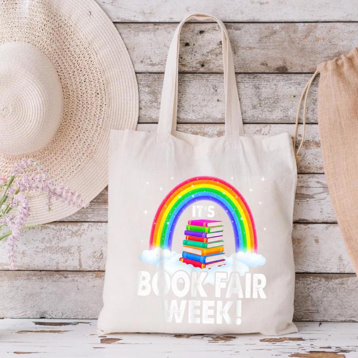 It's Book Fair Week Librarian Library Literacy Reading Canvas Tote Bag It's Book Fair Week Librarian Library Literacy Reading Canvas Tote Bag