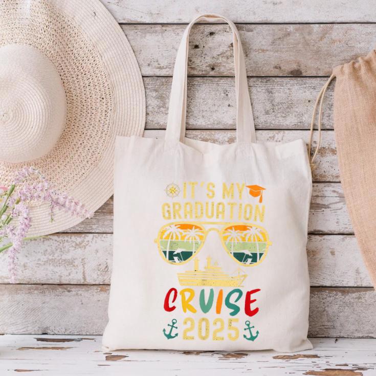 It's My Graduation Cruise 2025 Summer Cruise Seniors Trip Canvas Tote Bag