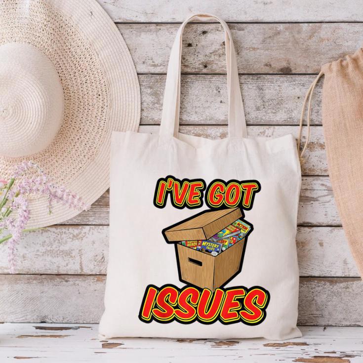 I'Ve Got Issues Comic Collector Comic Books Hobby Canvas Tote Bag I'Ve Got Issues Comic Collector Comic Books Hobby Canvas Tote Bag