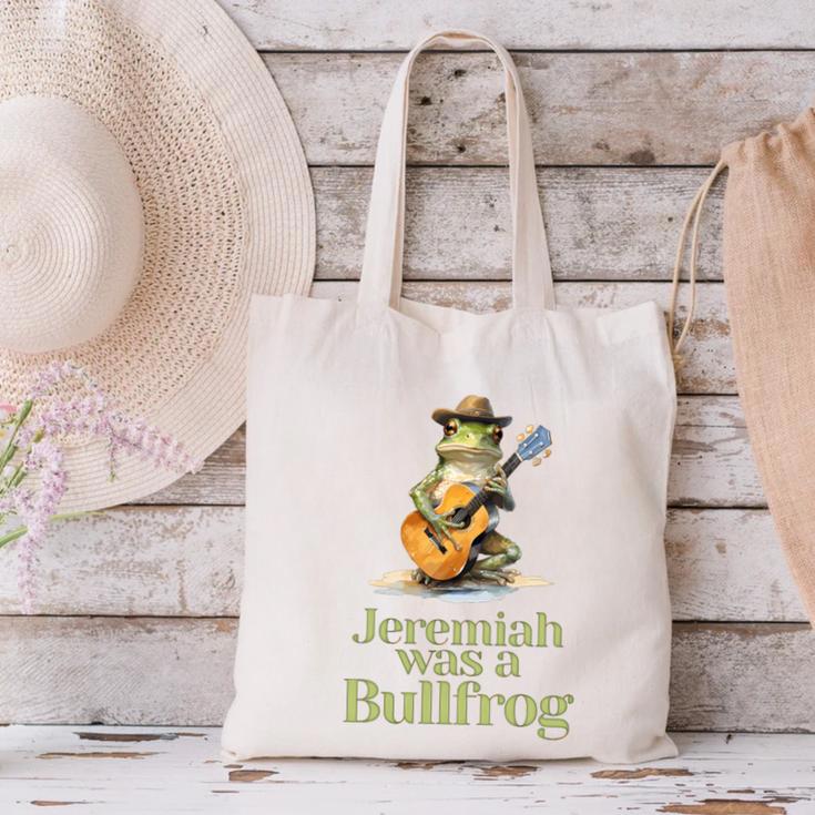 Jeremiah Was A Bullfrog A Classic Rock Nostalgia Trip Premium Tri-Blend Canvas Tote Bag Jeremiah Was A Bullfrog A Classic Rock Nostalgia Trip Premium Tri-Blend Canvas Tote Bag