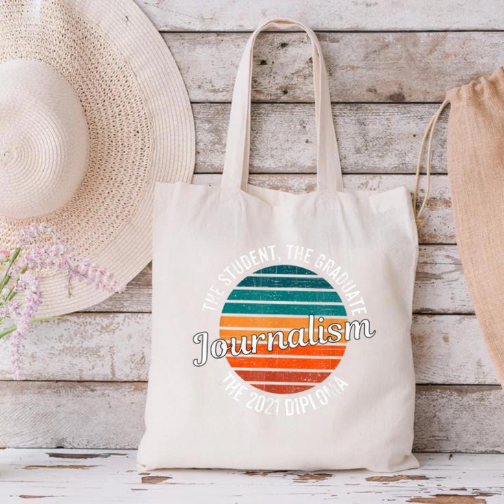 Journalism Graduation Senior Graduate Senioritis College Canvas Tote Bag