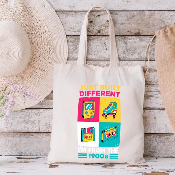Just Built Different I'M From The 1900S Retro Canvas Tote Bag