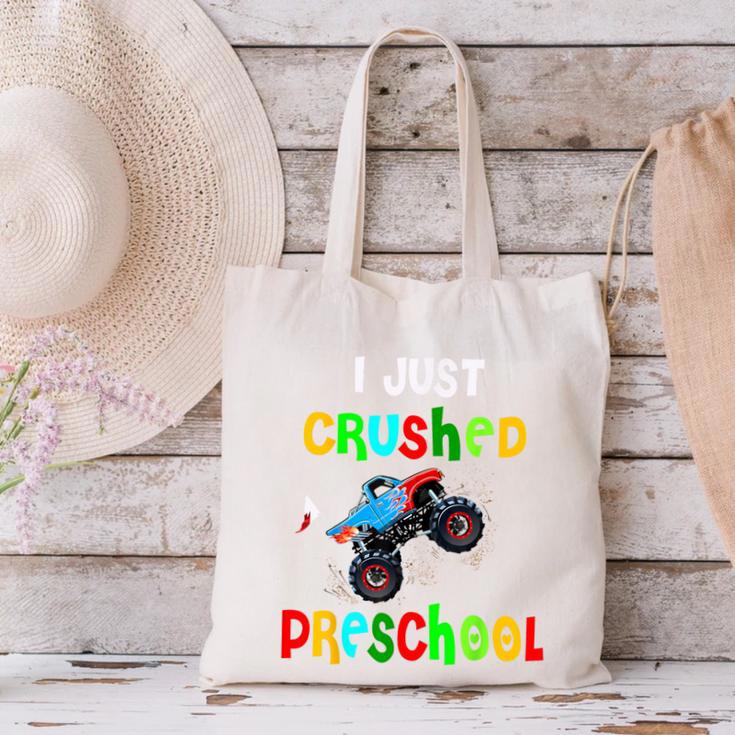 I Just Crushed Preschool Monster Graduation Canvas Tote Bag