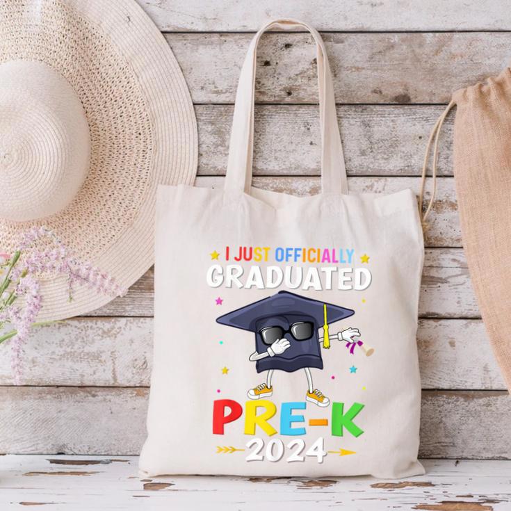 I Just Officially Graduated Pre k Graduation 2024 Pre-K Kids Canvas Tote Bag