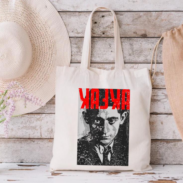 Kafka Franz Portrait Books And Literature Canvas Tote Bag