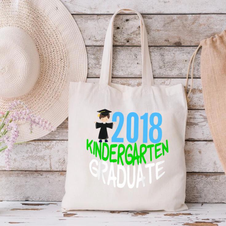 Kids 2018 Kindergarten Graduation Canvas Tote Bag