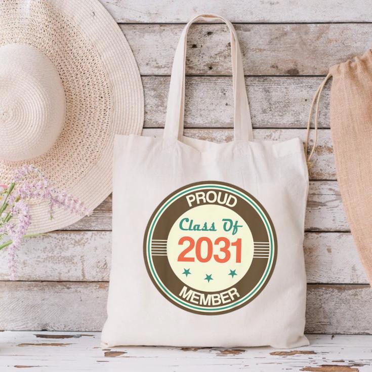 Kids Class Of 2031 Shirt Back To School Future Graduation Canvas Tote Bag