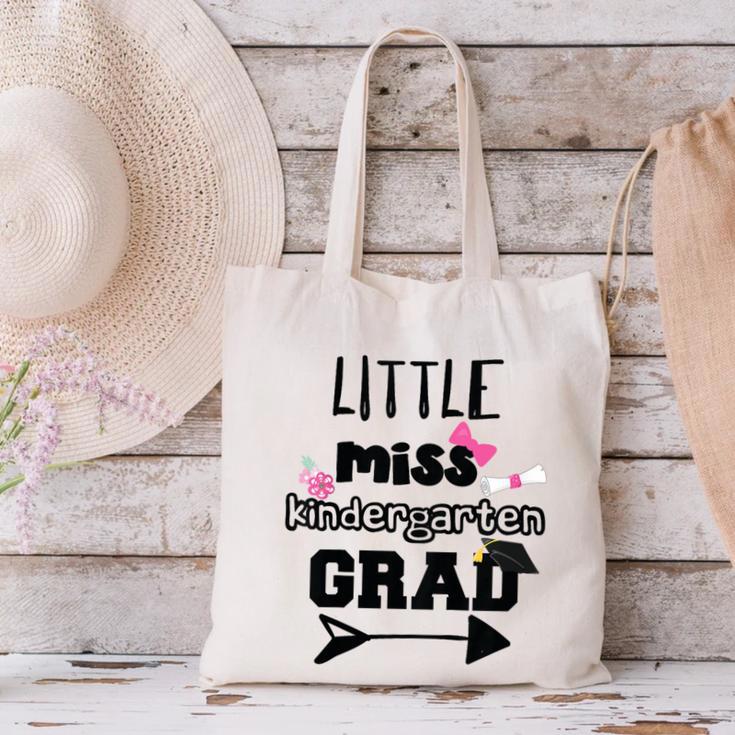 Kids Kindergarten Graduation Shirt Girls Daughter Granddaughter Canvas Tote Bag