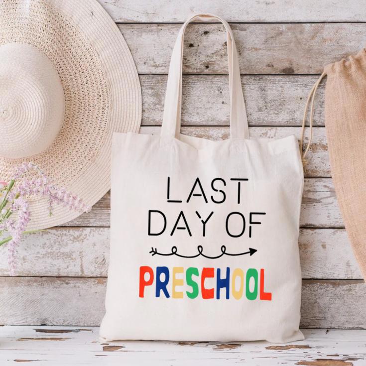 Kids Last Day Of Preschool Graduation Canvas Tote Bag