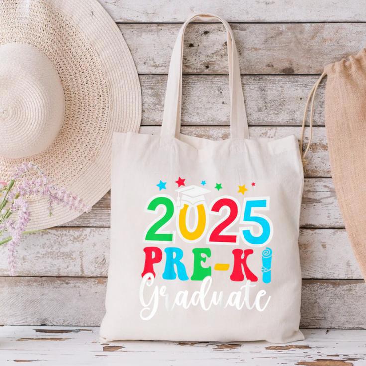 Kids Pre-K Graduate 2025 Preschool Graduation Class Of 2025 Kids Canvas Tote Bag