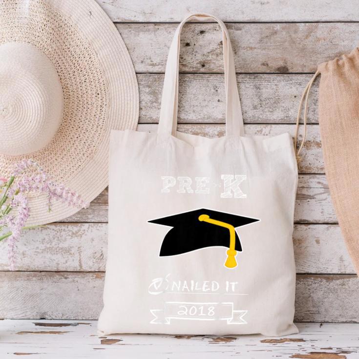 Kids Pre-K School Graduation Nailed It 2018 TShirt Boy Girl Canvas Tote Bag