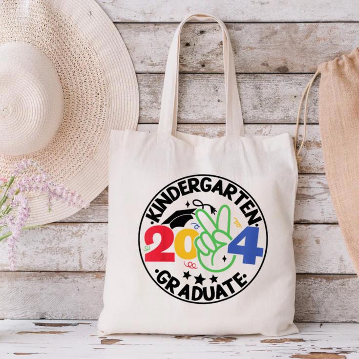 Kindergarten Graduation 2024 Graduate Last Day Of School Canvas Tote Bag