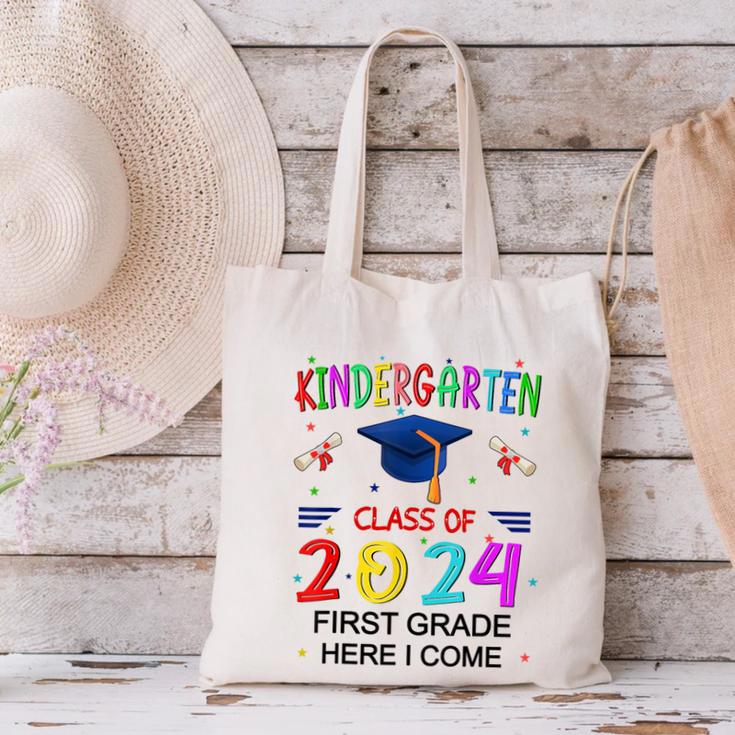 Kindergarten Graduation Class 2024 1st Grade Here I Come Canvas Tote Bag