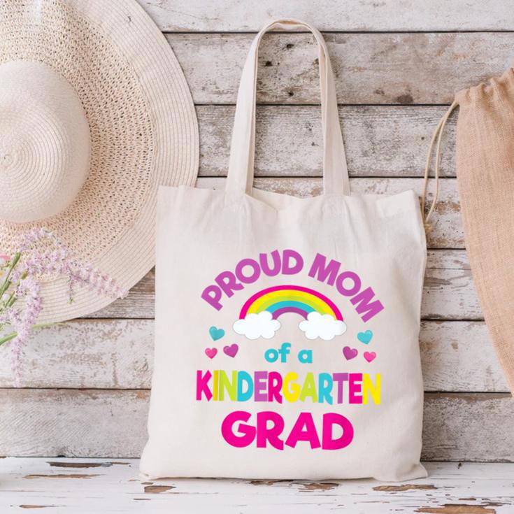 Kindergarten Graduation Shirt Mom For Girl Graduate Tee Canvas Tote Bag