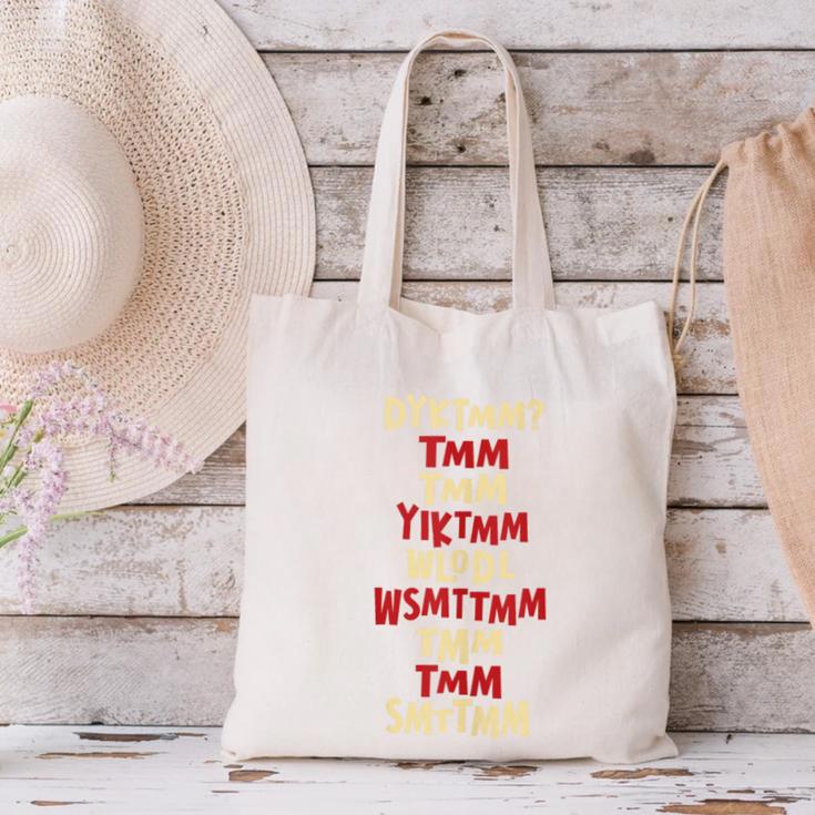 Do You Know The Muffin Man DYKTMM Nostalgia Quote Canvas Tote Bag