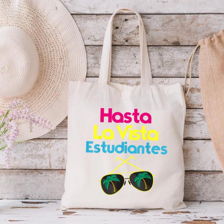 Last Day Of School Spanish Teacher Graduation T-Shirt Canvas Tote Bag