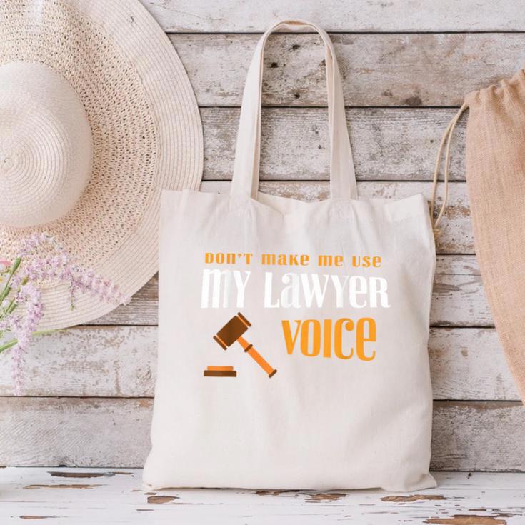 Lawyer Voice Attorney Law School Student Graduation Canvas Tote Bag