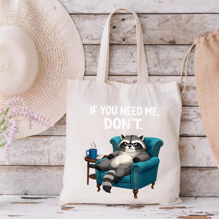 Lazy Raccoon Sarcastic Introvert Humor Japanese Animal Canvas Tote Bag Lazy Raccoon Sarcastic Introvert Humor Japanese Animal Canvas Tote Bag