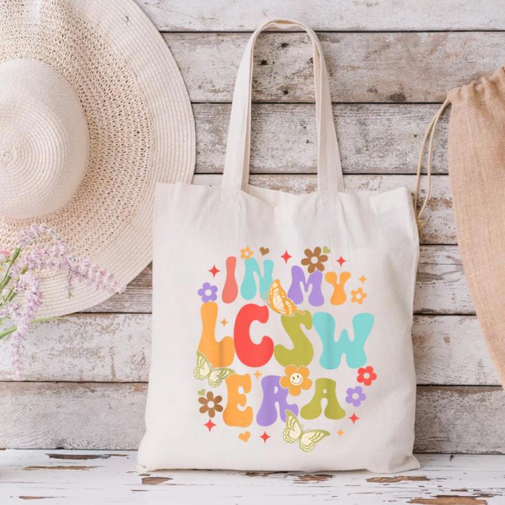 LCSW Grad Social Worker Graduation In My LCSW Era Canvas Tote Bag