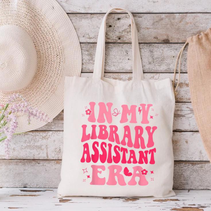 Librarian Assistant Shirt Books Reader Library Assistant Canvas Tote Bag