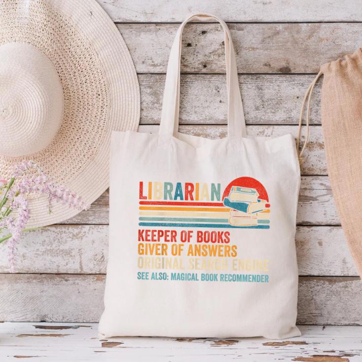 Librarian Definition Book Lover Library Workers Day Canvas Tote Bag
