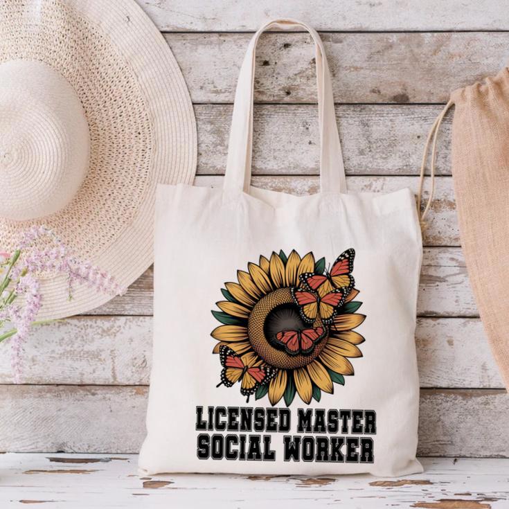 Licensed Masters Social Work Worker LMSW Graduation 2026 Canvas Tote Bag