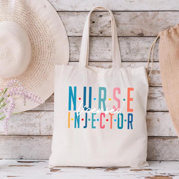 Licensed Nurse Injector Graduation Nurse Injector Canvas Tote Bag