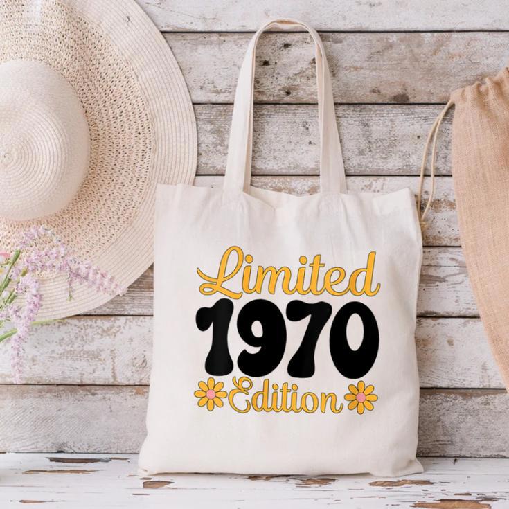 Limited 1970 Edition Retro Vintage 70s Nostalgia Canvas Tote Bag Limited 1970 Edition Retro Vintage 70s Nostalgia Canvas Tote Bag