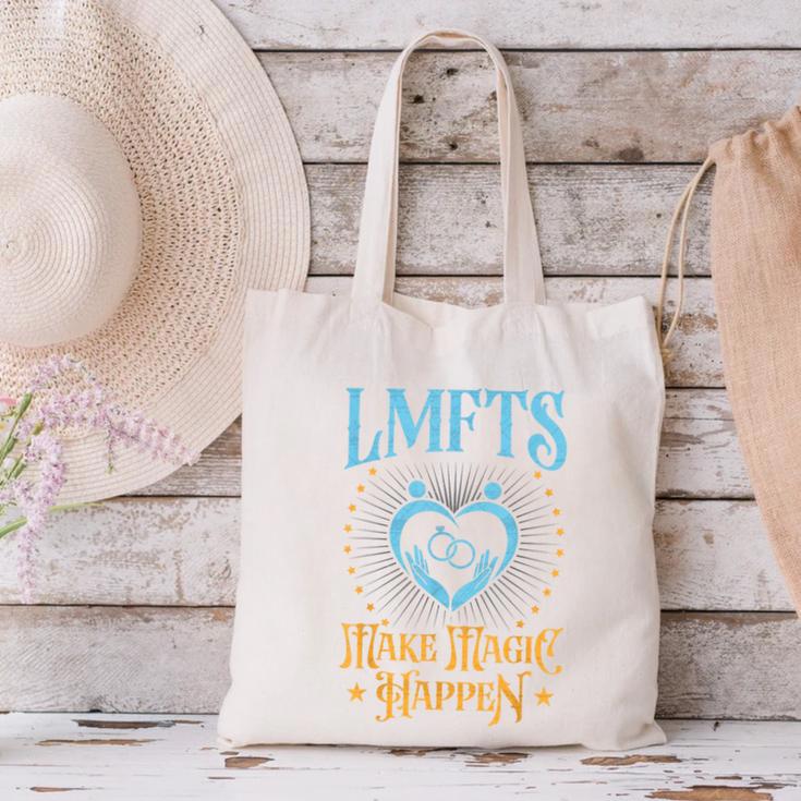 LMFT Graduation Licensed Marriage And Family Therapist LMFT Canvas Tote Bag