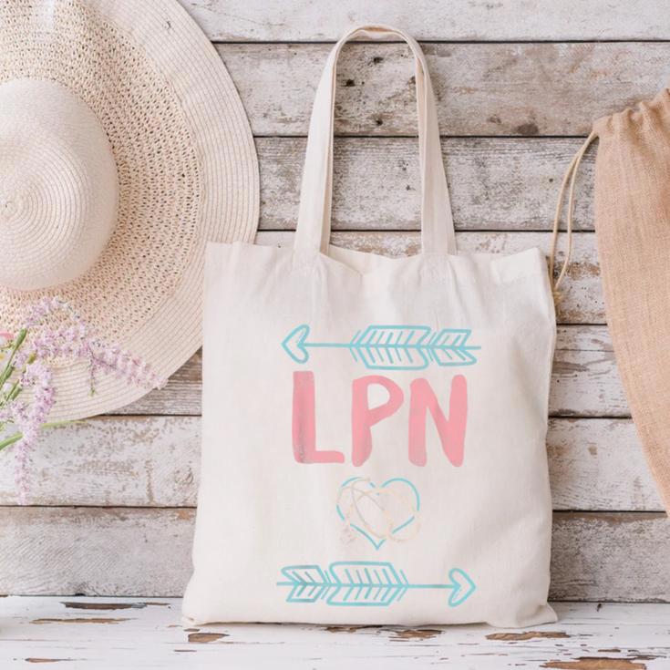 LPN Licensed Practical Nurse Graduation Nursing Nurses Week Canvas Tote Bag