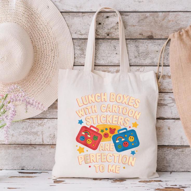 Lunch Boxes With Stickers Lunch Box Nostalgia Retro Canvas Tote Bag Lunch Boxes With Stickers Lunch Box Nostalgia Retro Canvas Tote Bag