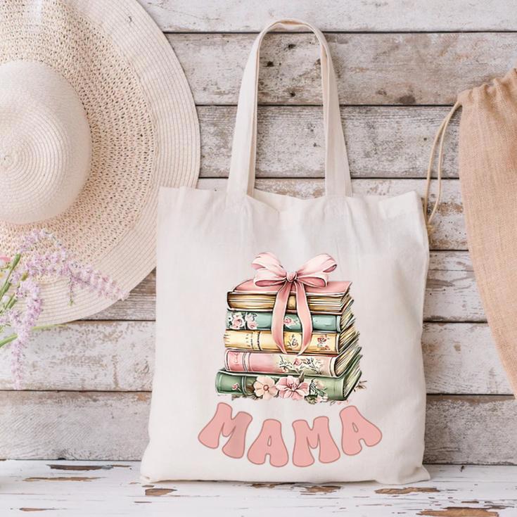 Mama Book First Chapter Birthday Family Matching Party Canvas Tote Bag Mama Book First Chapter Birthday Family Matching Party Canvas Tote Bag